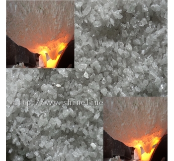 White aluminium oxide grit