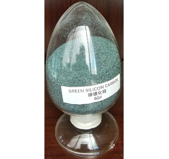 Green silicon carbide powder